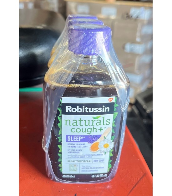 Robitussin 6.6 oz Naturals Cougrah + Sleep. 2448 Units. EXW Los Angeles 